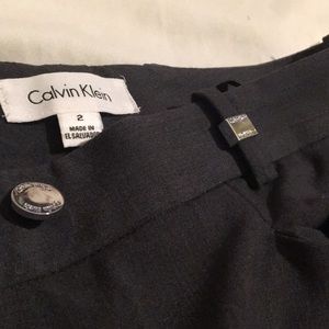 Gray Calvin Klein slacks